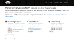 Desktop Screenshot of makerpointstudios.com